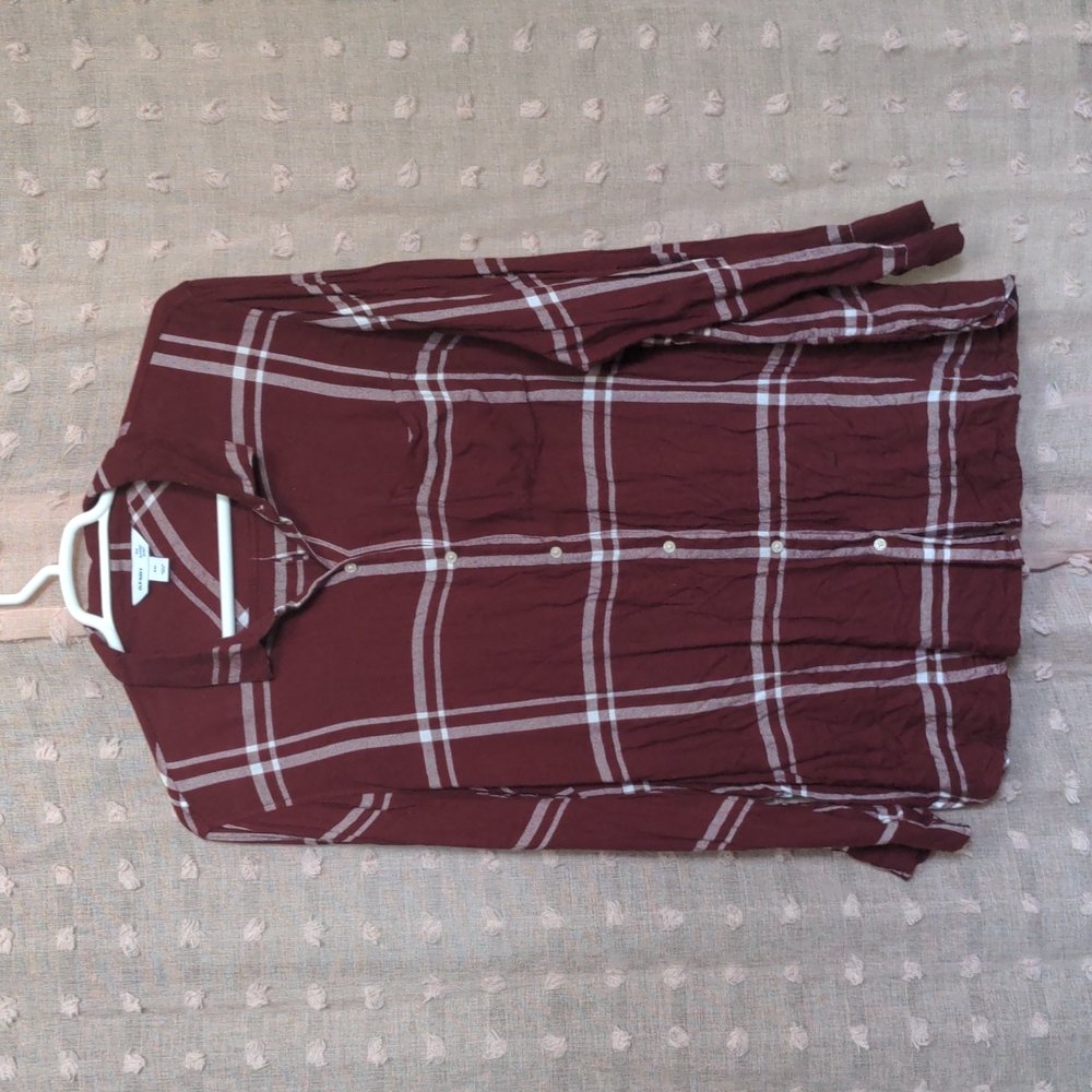 Old Navy Plaid Button-up - XXL